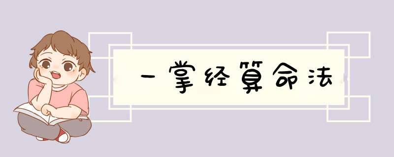一掌经算命法,第1张