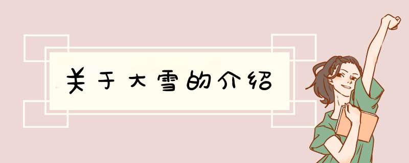 关于大雪的介绍,第1张