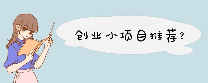 创业小项目推荐？,第1张