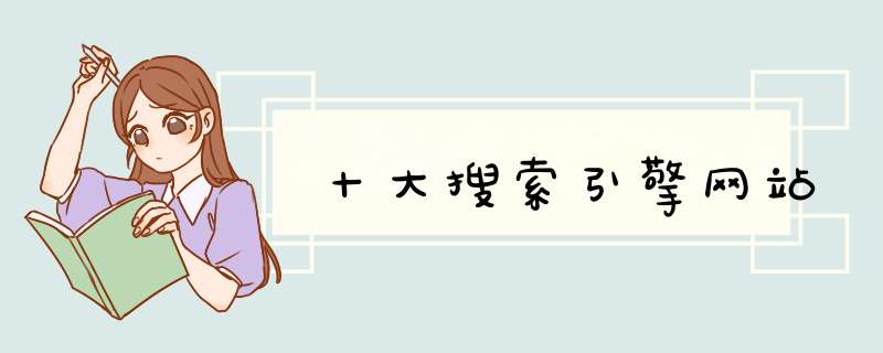 十大搜索引擎网站,第1张