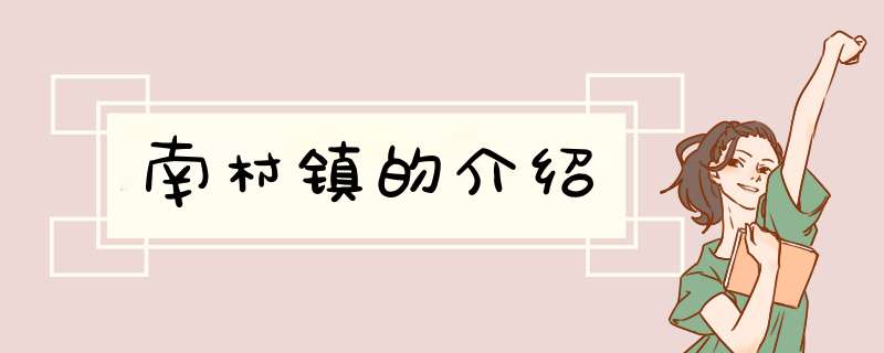 南村镇的介绍,第1张