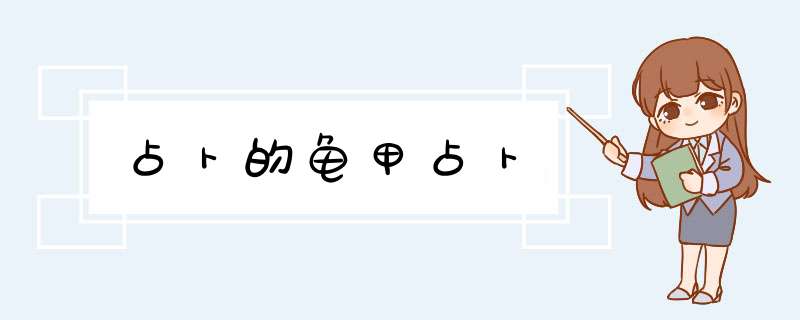 占卜的龟甲占卜,第1张