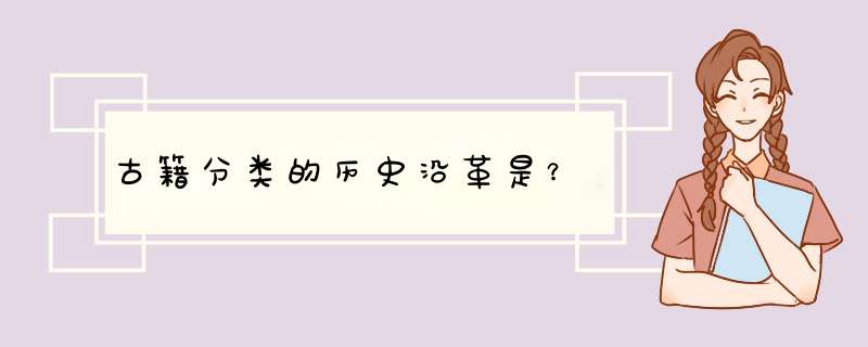 古籍分类的历史沿革是？,第1张