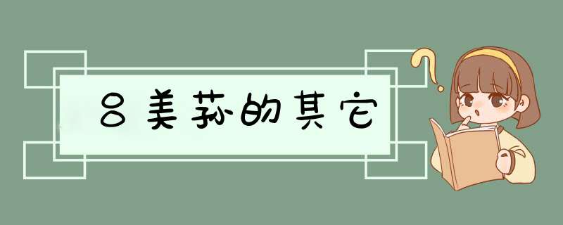 吕美荪的其它