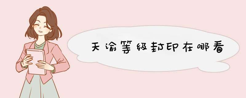 天谕等级封印在哪看,第1张