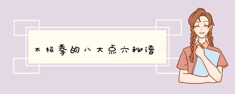 太极拳的八大点穴秘谱,第1张