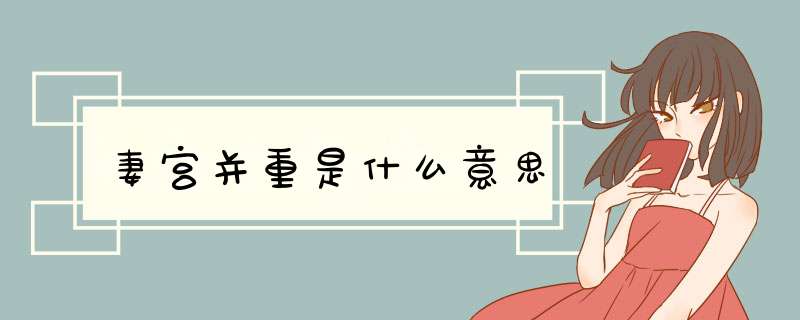妻宫并重是什么意思,第1张