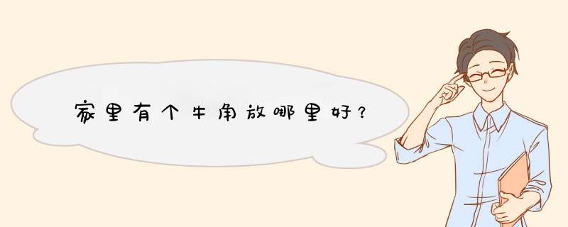 家里有个牛角放哪里好？,第1张