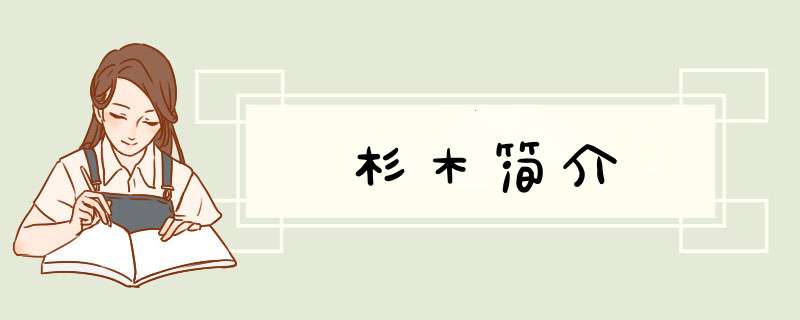 杉木简介,第1张