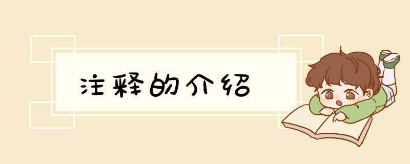 注释的介绍,第1张