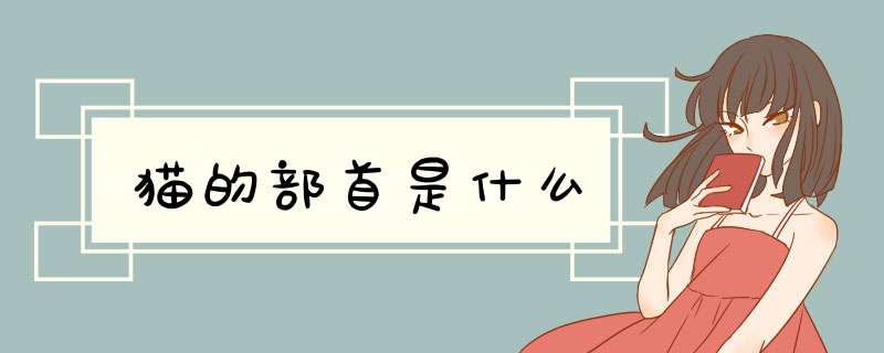 猫的部首是什么,第1张