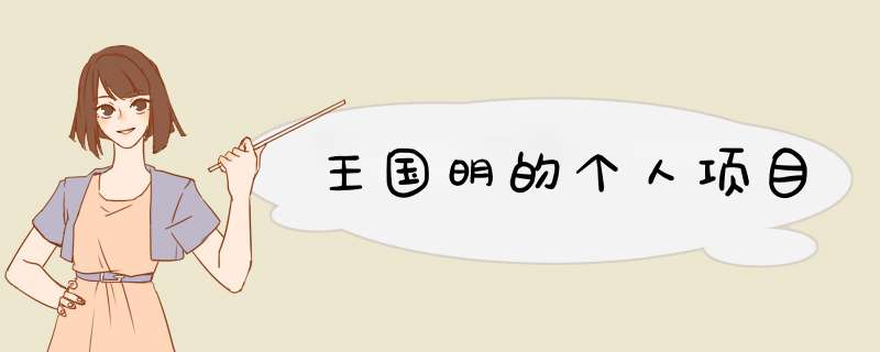 王国明的个人项目,第1张