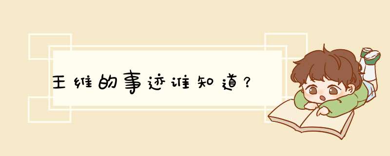 王维的事迹谁知道？,第1张