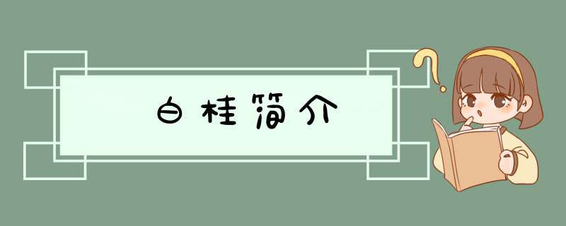 白桂简介,第1张
