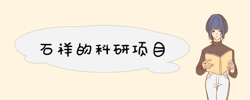 石祥的科研项目,第1张