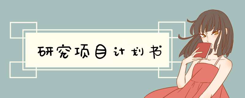 研究项目计划书,第1张