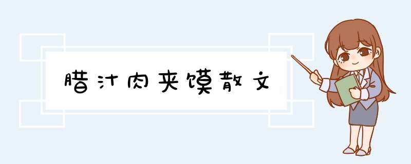 腊汁肉夹馍散文,第1张