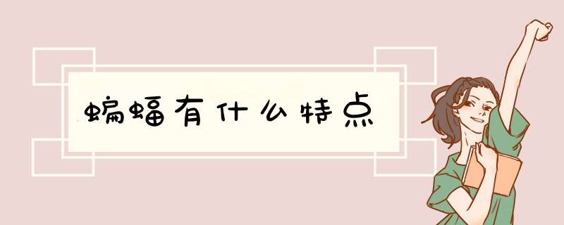 蝙蝠有什么特点,第1张