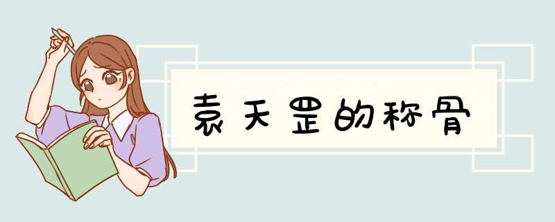 袁天罡的称骨,第1张