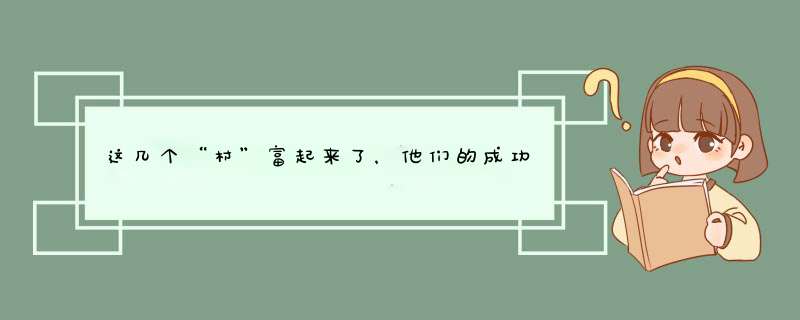 这几个“村”富起来了，他们的成功能够复制？