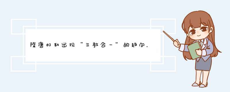 隋唐时期出现“三教合一”的趋向，儒、佛、道三家逐渐融合。“夫圣人虽在庙堂之上，然其心无异于山林之中,第1张