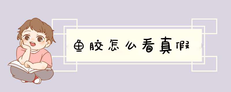 鱼胶怎么看真假,第1张