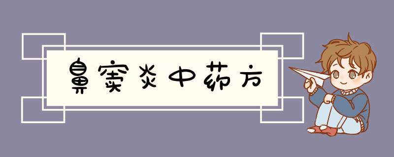 鼻窦炎中药方,第1张