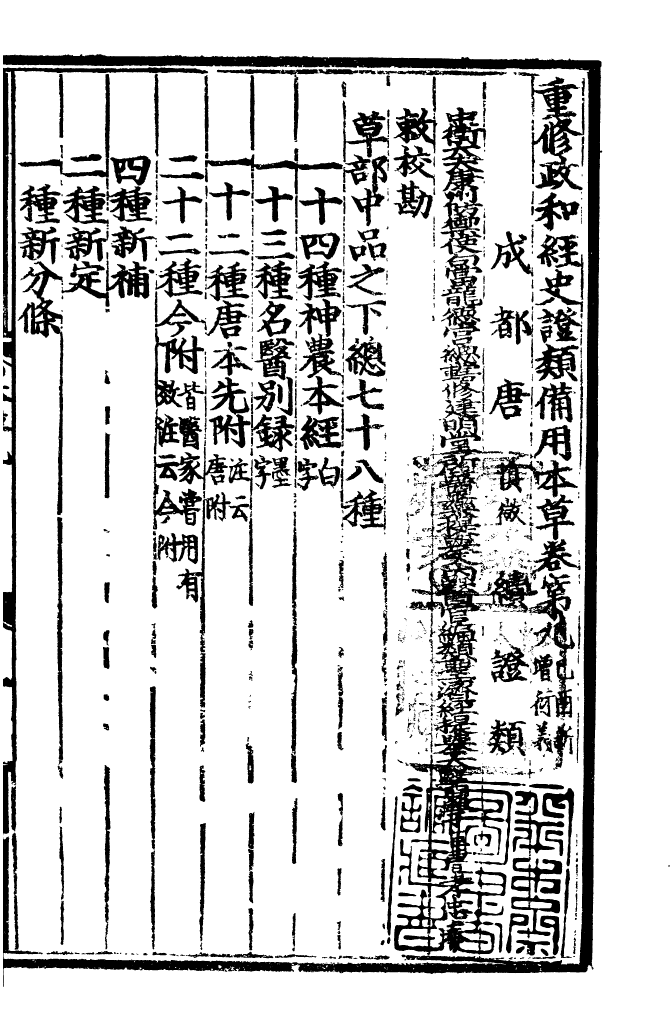 四部丛刊初编0381重修政和证类本草六_第2页