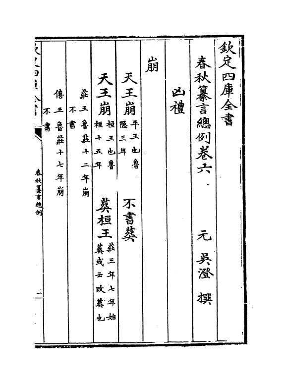 2660-春秋纂言总例卷六~卷七 (元)吴澄_第2页