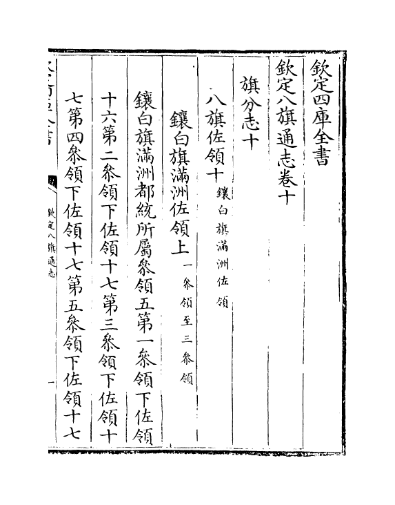 2786-钦定八旗通志卷十~卷十一 (清)乾隆_第2页