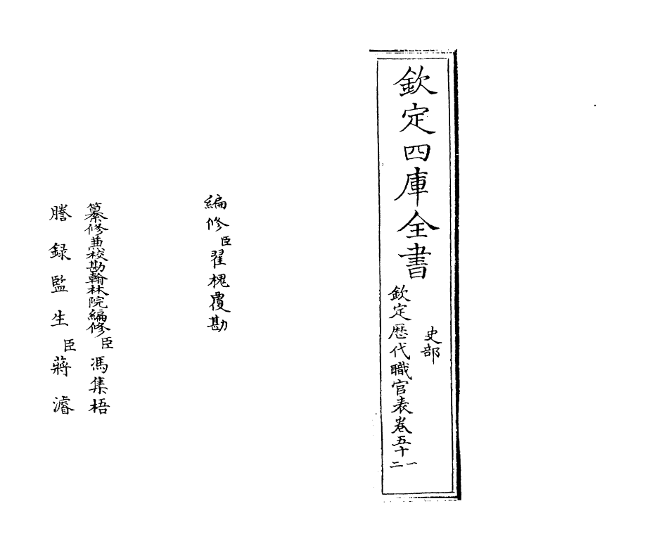 10703-钦定历代职官表卷五十一~卷五十二 (清)永瑢_第2页