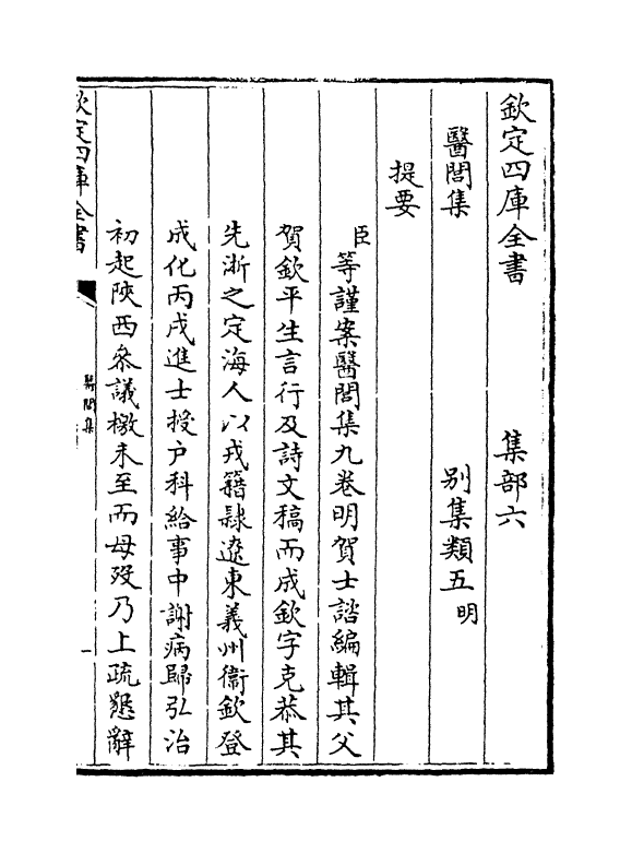 9725-医闾集卷一~卷三 (明)贺士咨_第3页