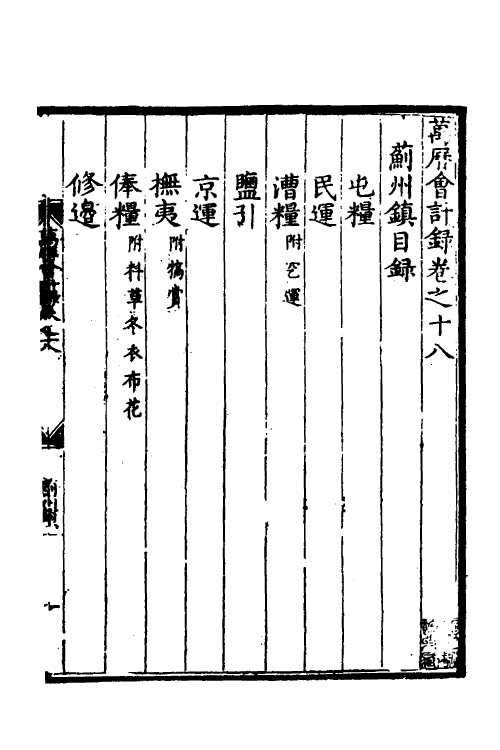 57387-万历会计录十五 (明)张学颜等撰_第2页