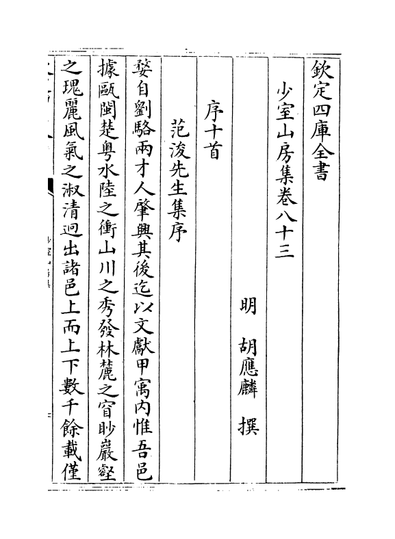 8746-少室山房集卷八十三~卷八十六 (明)胡应麟_第2页