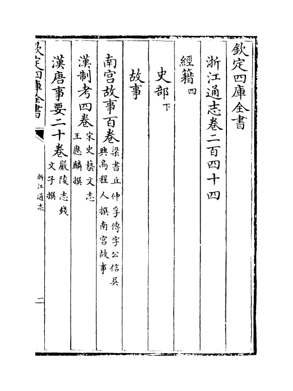 6274-浙江通志卷二百四十四~卷二百四十五 (清)沈翼机.pdf_第2页
