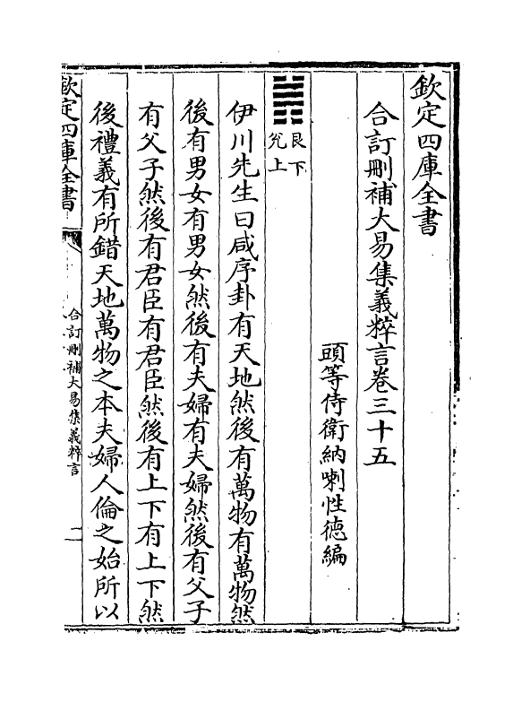 15615-合订删补大易集义粹言卷三十五~卷三十六 (清)纳喇性德.pdf_第2页