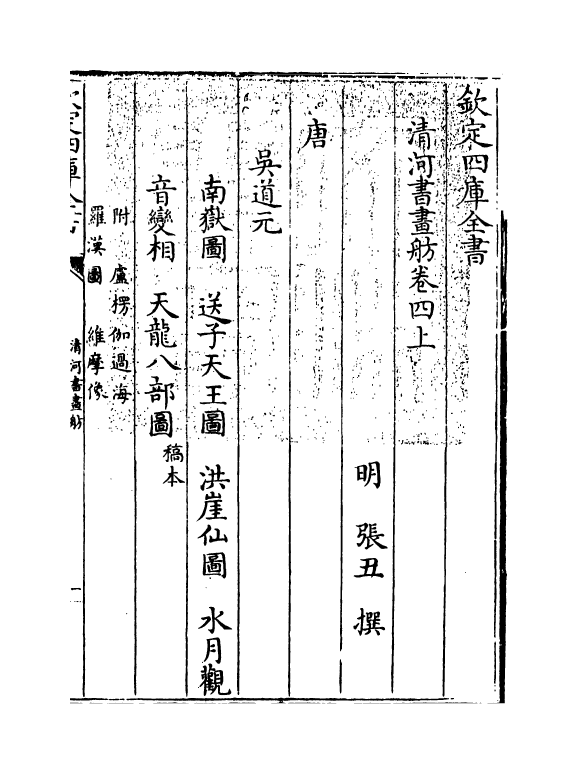 15721-清河书画舫卷四上~卷四下 (明)张丑.pdf_第3页