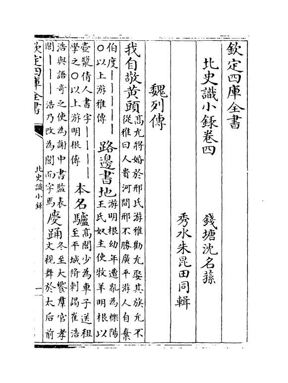 20268-北史识小录卷四~卷六 (清)沈名荪.pdf_第2页
