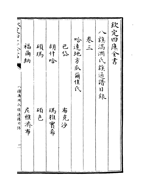 21974-八旗满洲氏族通谱卷三~卷四 (清)作者未详.pdf_第2页