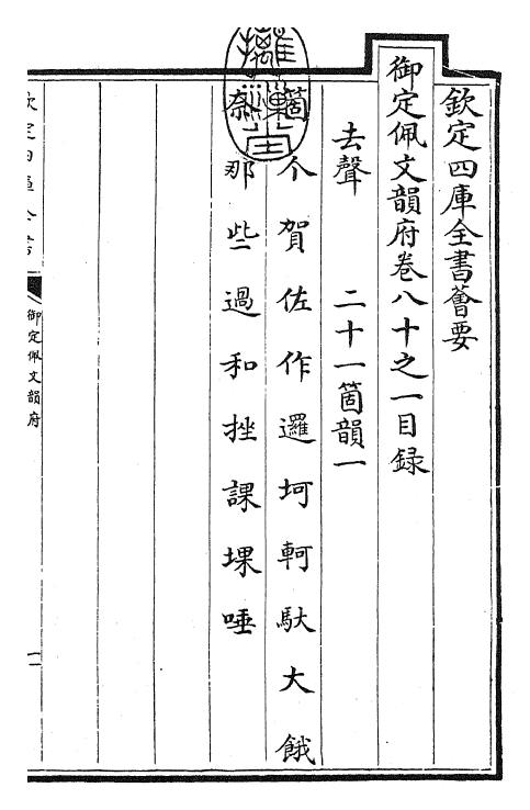 24225-御定佩文韵府卷八十之一 (清)康熙圣祖仁皇帝.pdf_第3页