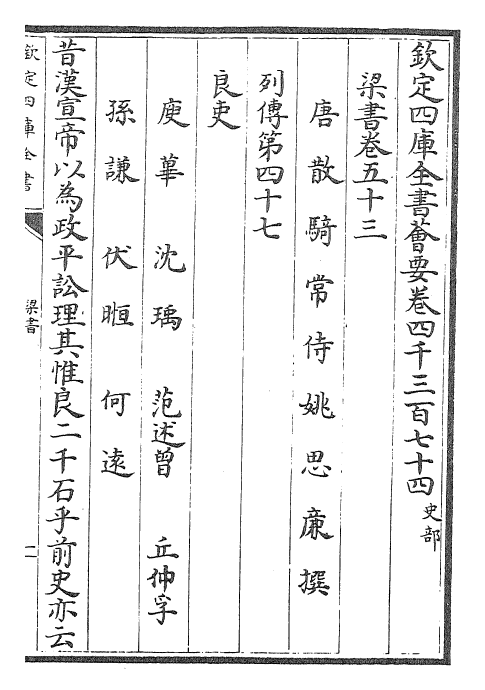 26352-梁书卷五十三~卷五十四 (唐)姚思廉.pdf_第2页