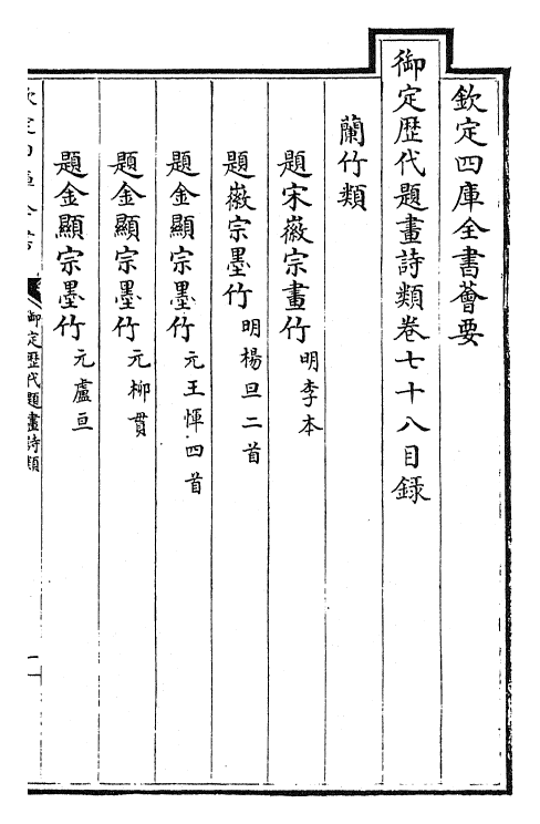 28292-御定历代题画诗类卷七十八~卷八十一 (清)康熙圣祖仁皇帝.pdf_第2页