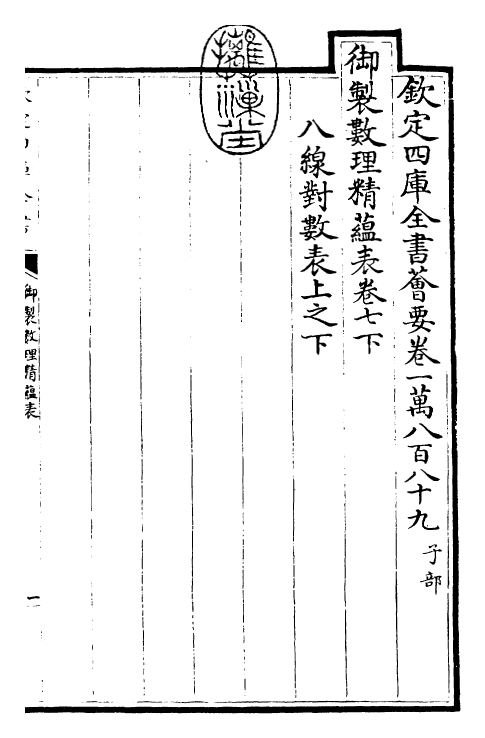 28632-御制数理精蕴表·卷七下 (清)圣祖仁皇帝.pdf_第3页