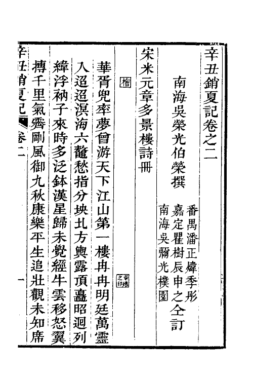 60296-辛丑销夏记二 (清)吴荣光撰.pdf_第2页