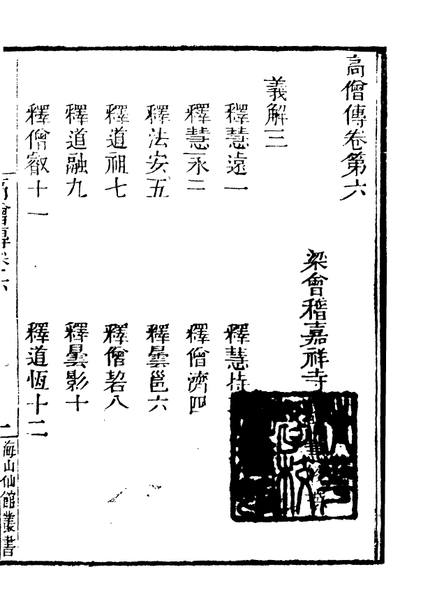 85060-海山仙館叢書之高僧傳_潘仕成輯番禺潘氏 .pdf_第2页