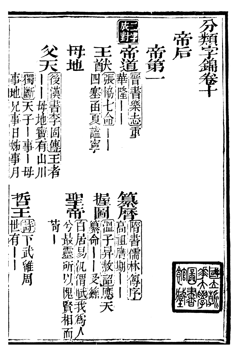 99604-分類字錦_何焯等奉敕纂 .pdf_第2页