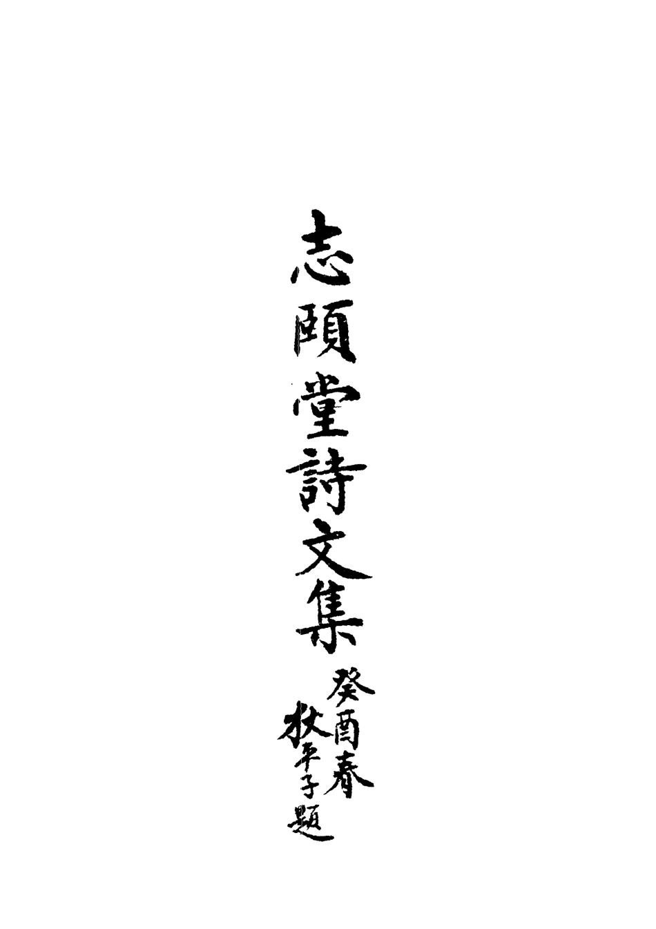 118737-志頤堂詩文集十_沙元柄著 .pdf_第2页