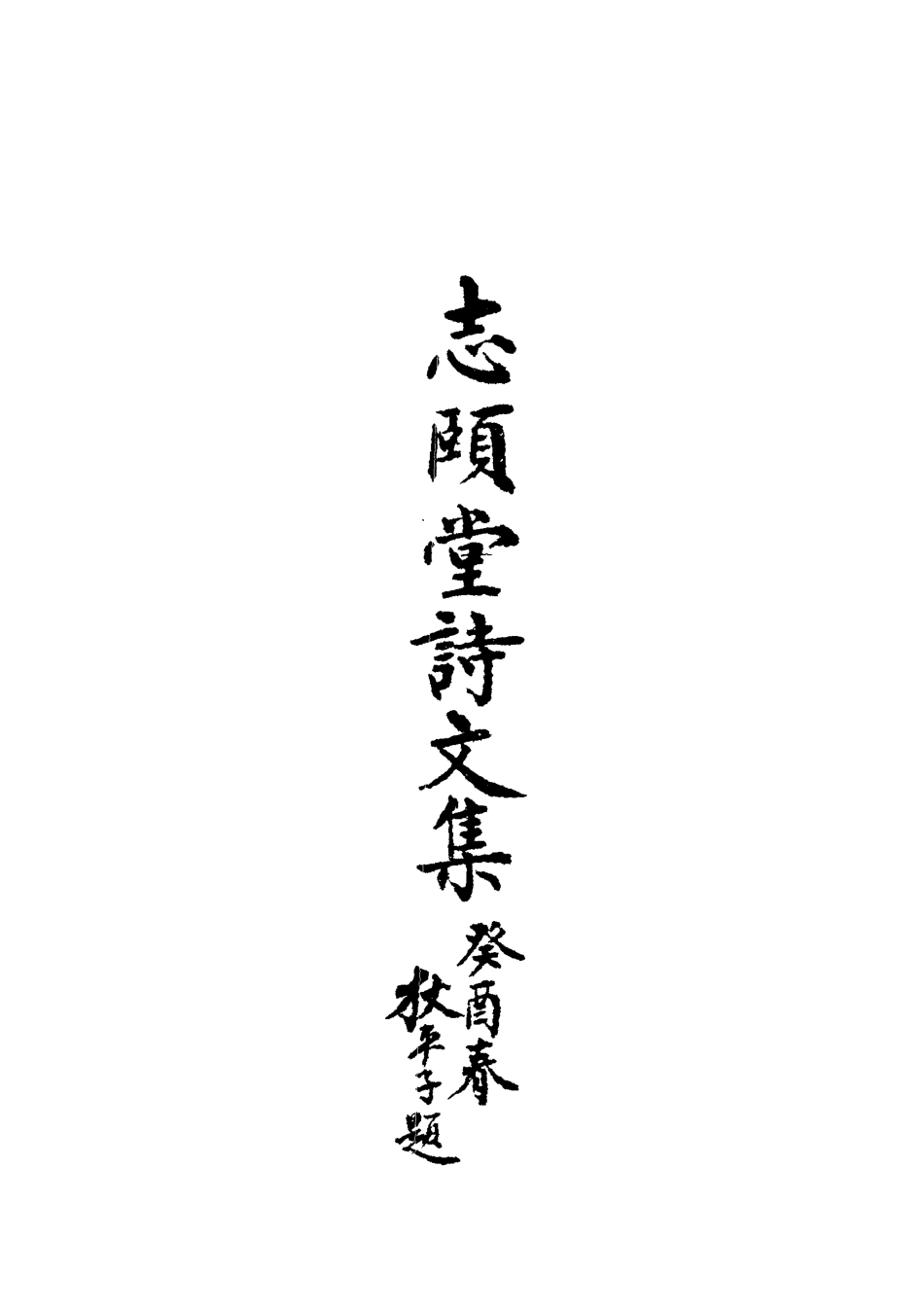 118733-志頤堂詩文集六_沙元柄著 .pdf_第2页