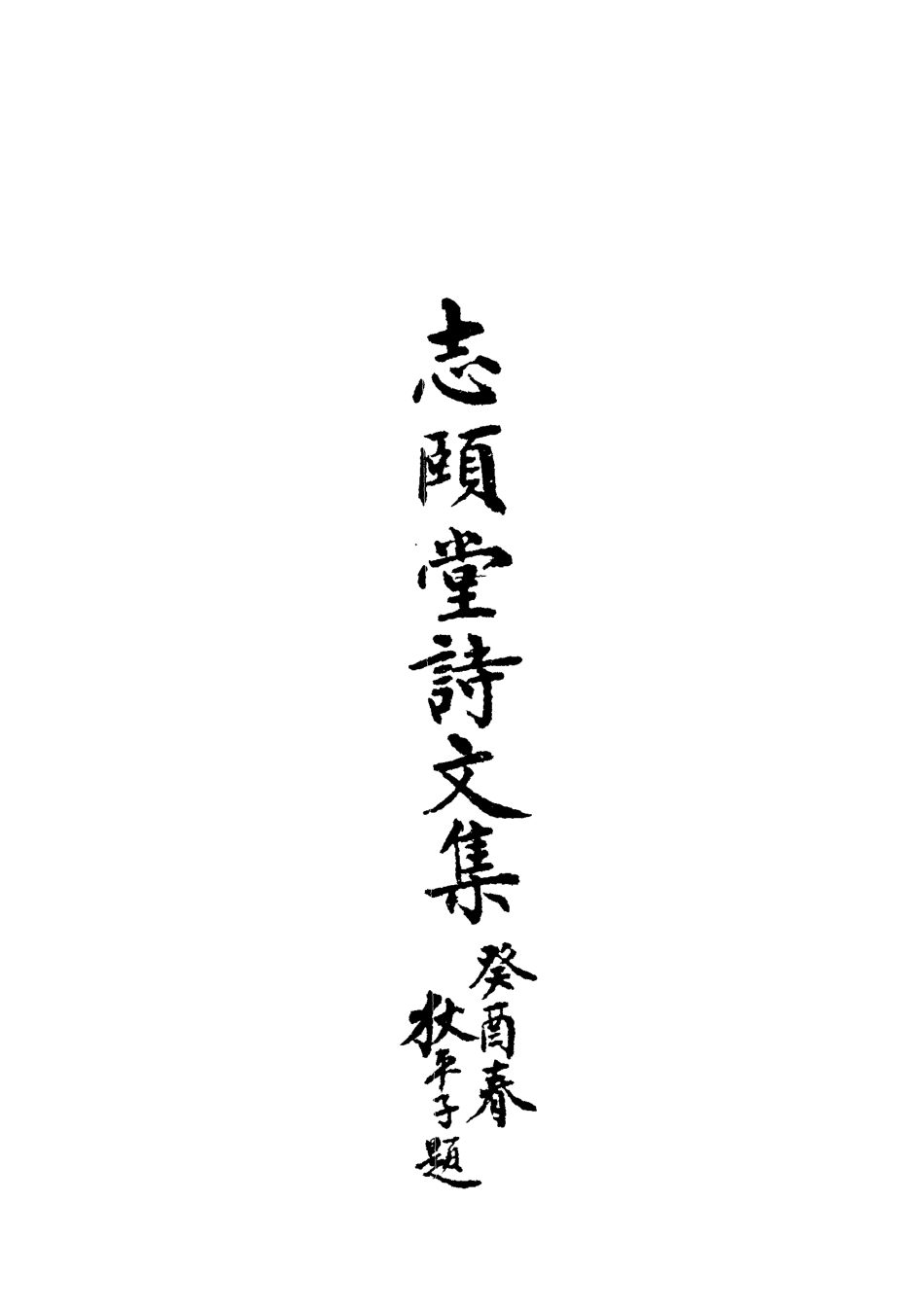 118730-志頤堂詩文集三_沙元柄著 .pdf_第2页