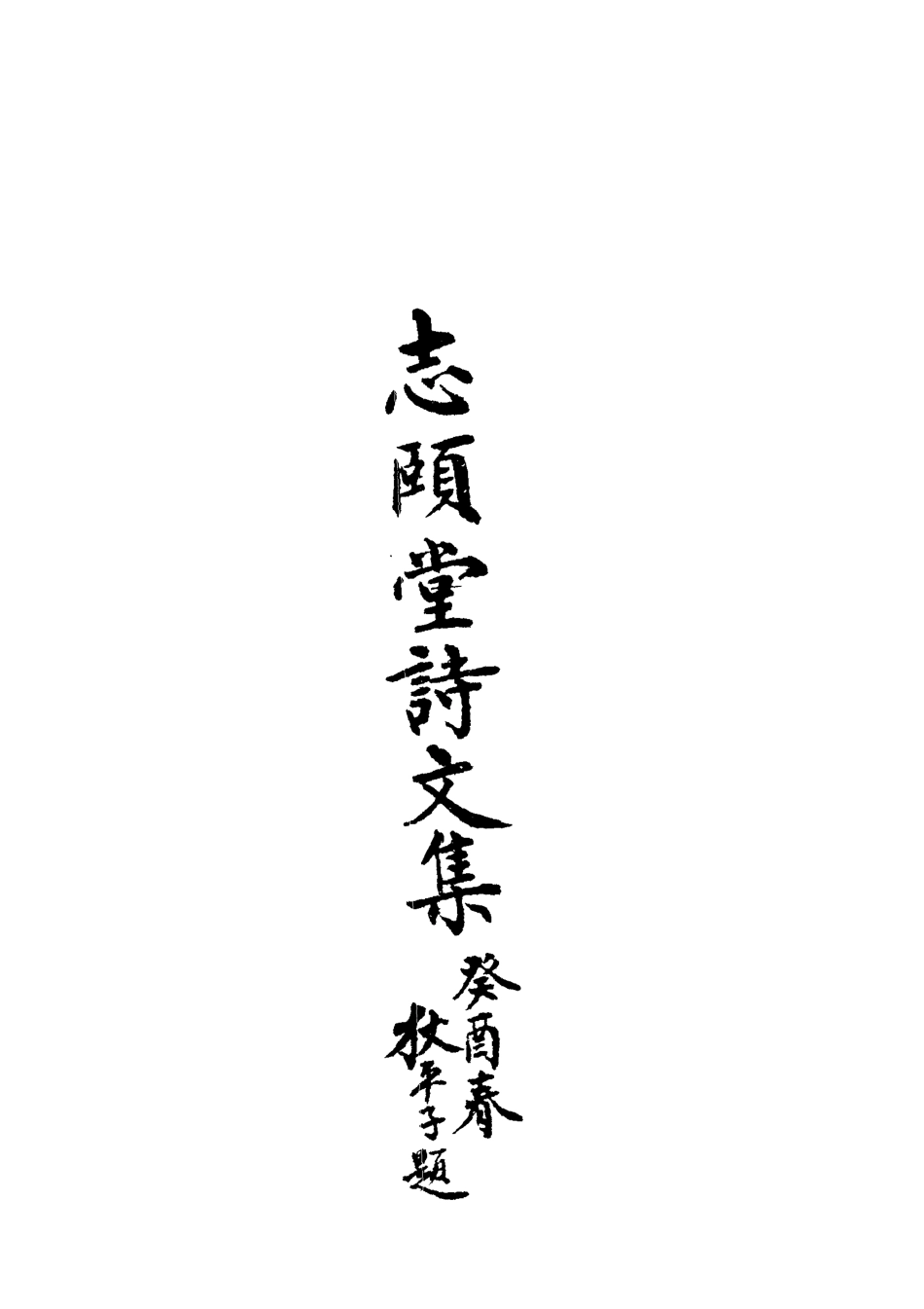 118729-志頤堂詩文集二_沙元柄著 .pdf_第2页